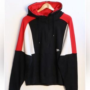 Nike color block quarter zip hoodie size men’s M